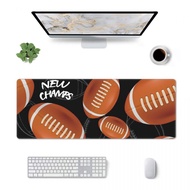 Football New Chanps mouse pad, Extra-large rubber keyboard pad Keyboard pad, desk mat, writing pad