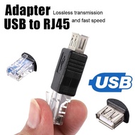 Converter Adapter RJ45 Ethernet Male To USB Female Connector