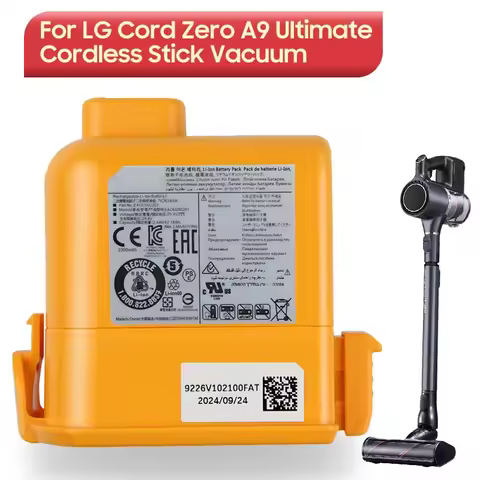 Replacement Battery EAC63382201 EAC63382204 For LG Cord Zero A9 Ultimate A9 Plus A9 Max A9K Pro A9MA