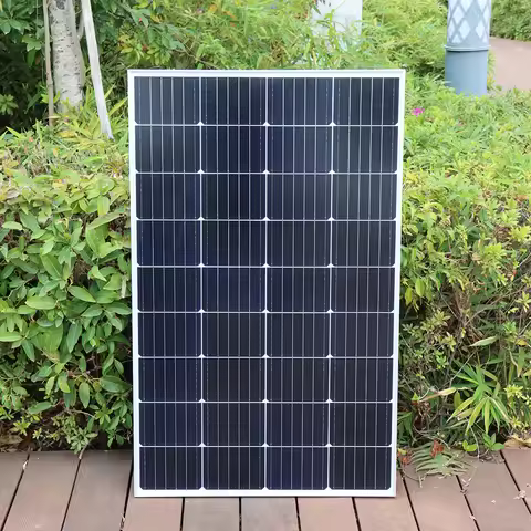 200W Glass Solar Panel and 150W Rigid Photovoltaic Solar Panel System for Balcony Home Charging Batt