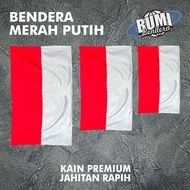 MERAH (20PCS) LARGE RED AND WHITE FLAG 87 x 147 CM