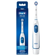 Oral-B Pro 100 Precision Clean, Battery Powered Electric Toothbrush, Blue and White