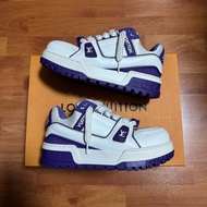 Lv Trainer Maxi小胖丁 路易威登 女款 白紫色36碼