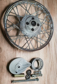 RUSI 125/150 complete rimset with complete accessories (sawali typ or standard)