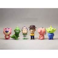 Woody / Buzz Lightyear Figurines / Cake Toppers (6 Pcs A Set)