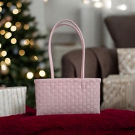 Small Plastic Woven Bag Shoulder Size W*L*H 3.6*23*13 cm.