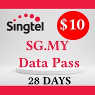 Singtel SG-Msia Data pass Ez $10 - 1GB 28 Days