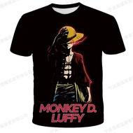 Summer Zoro Anime Cartoon One Piece Luffy Gear 5 Tshirt Clothing