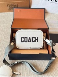 COACH 相機包 白色