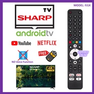 Compatible Sharp 4K Google UHD TV Remote Control FJ1X SH810V Smart Android TV Remote Sharp