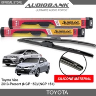 AUDIOBANK OEM Car Silicone Wiper Blade Japan Technology - Toyota Vios 2013-Present (NCP 150)/(NCP 15