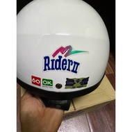 SGV RIDER II HELMET NOS WHITE