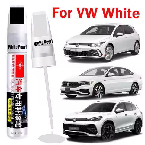 For Volkswagen White Car Paint Repair Pen Scratch Remover DIY Touch Up Panit Pen Auto Accessories Wh