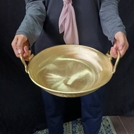 Periuk kuali belanga tembaga baru Terengganu brass pot handmade 11 inci dan 12 inci goreng