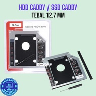 HDD CADDY 12.7 MM THICK SATA DVD HARD DISK SLOT CADDY SSD/