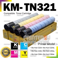 Compatible to Konica Minolta TN321K TN321C TN321M TN321Y TN321 Bizhub C224 C284 C364 Copier Machine 