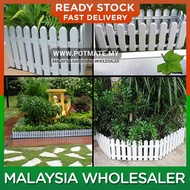 20cm (H) 50cm (L) Plastic Mini Fencing Garden Tools Decotation Pagar Hiasan