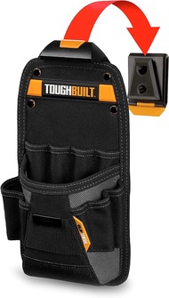 ToughBuilt - TB-CT-22 Technician Pouch - ClipTech Compatible 11 Pockets and Loops Heavy Duty Constru