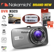 NAKAMICHI ND29 2.7" HD 1080P Car Dash Cam Camera DVR Digital Video Recorder