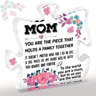 "Best Mom Ever" Acrylic Plaque - A thank-you gift from a daughter or son for birthdays or Mothers Da