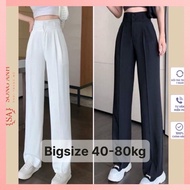 Cuc Suong wide-leg pants 110 cm long in all colors: black, beige, white, blue, up to 75kg-CHM-code 8