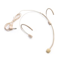 Mic Bando Microphone Clip On Headset Youtuber Warna Kulit Jack 35 mm Kabel Panjang 1 Meter