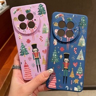 Cartoon Christmas Pattern Soft Lanyard Phone Case For OnePlus 15 13 13T 12 13R 12R 11R Nord 5 Ace 5 