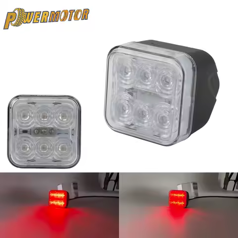 Motorcycle LED Tail Light Mount Bracket Motocross Rear Light Plate Motocross For HUSQVARNA TX TE FE 