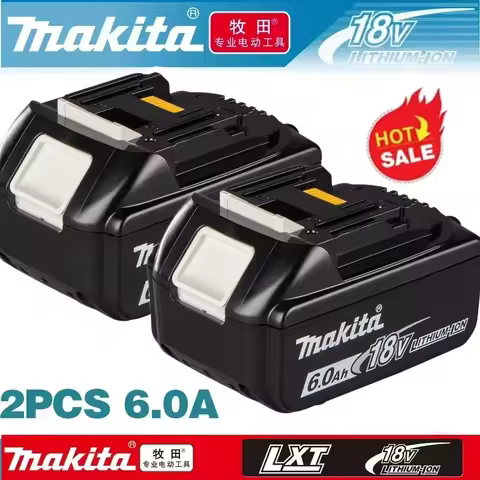 Makita Original 6Ah//5Ah for Makita 18V Battery bl1815 bl1830 bl1840 bl1845 bl1860 bl1445 bl1460 Rep
