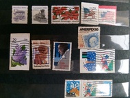 Perangko Amerika Kuno plus greetings stamp