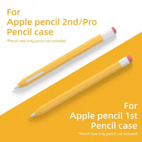 For Funda Apple Pencil 1 2 Case Duotone Soft Silicone Protective Cover 1st 2nd Generation iPad Penci
