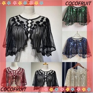 COCOFRUIT Shawl Beaded Fashion 1920s Women Party Shawl