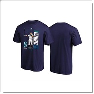 [ANGEL NEW ERA] MLB Seattle Sailor Suzuki Ichiro Commemorative T (Dark Blue) Ready Stock Last Collec