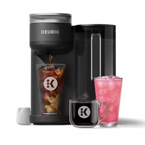 K-Brew + Chill Iced Hot Single Serve Coffee Maker with QuickChill MultiStream Technology 70oz Reserv