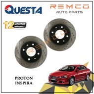 Proton Inspira/Mitsubishi Lancer GT Questa Front Rear Brake Disc Rotor (COATED/SLOTTED/DRILLED) Perf