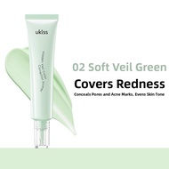 UKISS Color Correcting Makeup Primer Liquid Foundation Concealer Hydrating Base for Women Skin Type 