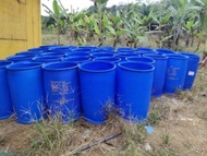 Malaysia Stock Bersih 200L Tong Drum Biru Buka Tudung Blue Drum Tank Drum