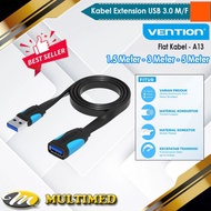 VENTION Flat USB 3.0 Extension Cable Black - VAS-A13 1.5M 2M 3M USB Cable Extension