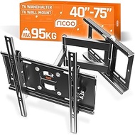 RICOO TV Wall Mount TV Swivelling Tilting for 31-65 Inch Universal TV Mount R23-S TV Mount for Wall 