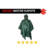 SUZUKI BURGMAN MOTOR KAPOTE / RAIN COAT / KAPOTE / PONCHO KAPOTE / KAPOTE FOR MOTOR / GREEN KAPOTE