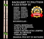 Lampu Backlight TV Polytron 24 inch PLD 24D9501 6 Led 3 Volt