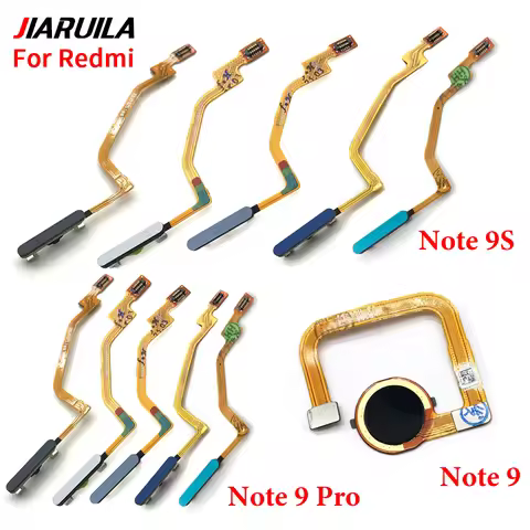 Fingerprint Flex Cable For Xiaomi Redmi Note 9S 9 Pro NFC Module Replacement Part Repair Tools 100% 