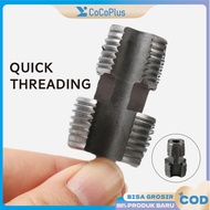 Pipe Threading Tool 3/ 4inch 1/ 2inch PVC Pipe Thread Opener Tool / PVC Pipe Thread Making Tool Pipe