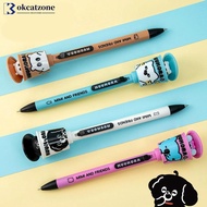 OKCATZONE Can Shape Funny Little Doll 0.5MM Black Gel Pen Portable Stationery School Students Office
