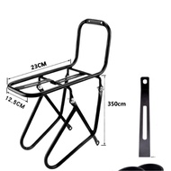 jiada Bicycle Front Rack MTB Bike Steel Carriers Pannier Stand Up to 15KG/33lbs Load Capacity Cycle 