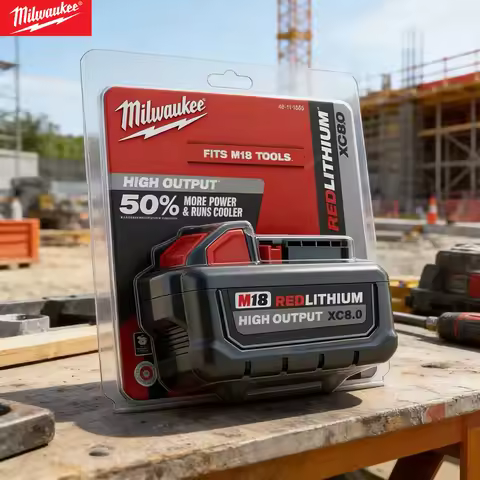 New Original Milwaukee M18 XC 18V 8.0Ah, for Milwaukee tool Rechargeable battery 18V 48-11-2830 0730