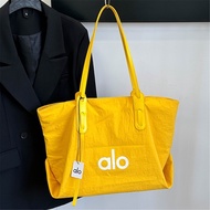 Alo New Yoga Bag Fitness Bag Cross-border Alo Japanese Simple Letter Bag Niche Shoulder Bag Commuter