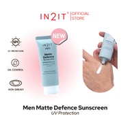 IN2IT Men Matte Defence Sunscreen SPF50+ PA++++ 01-MMSM