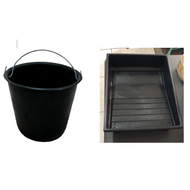PER PIECE !! PVC CEMENT PAIL & PAINT TRAY!!