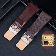 Genuine Leather Watchband For Diesel DZ7396DZ1206 DZ1399 DZ1405 Watch Band Litchi Grain 22 24 26 27 